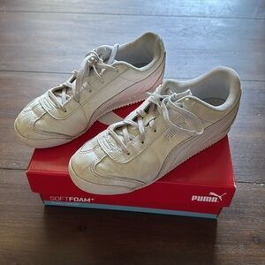 Size 3.5C white puma soft foam Turino L PS sneakers